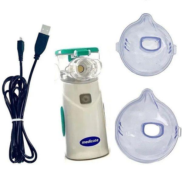 Imagem de Inalador Nebulizador de Rede Medicate sem Fio MD4600