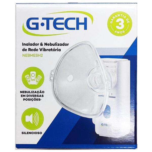 Inalador Nebulizador de Rede Vibratoria Nebmesh2 Gtech - G-Tech Inalador Nebulizador de Rede Vibratoria Nebmesh2 Gtech - G-Tech