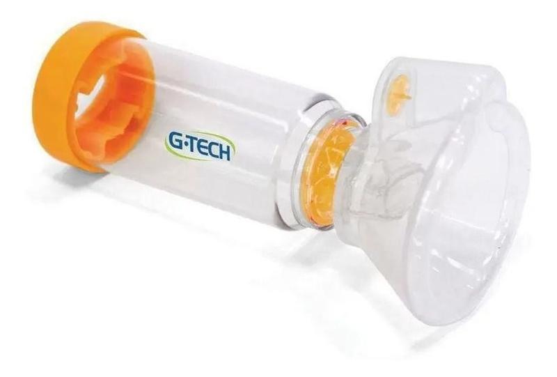 Imagem de Inalador Nebulizador + Espaçador + Soro 50 Ml G-tech