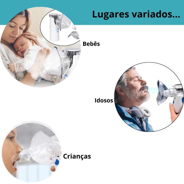 Imagem de Inalador Nebulizador Portátil Bivolt, Ideal para Crianças e Adultos