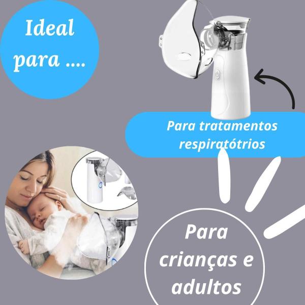 Imagem de Inalador Nebulizador Portátil - Ideal Para Família