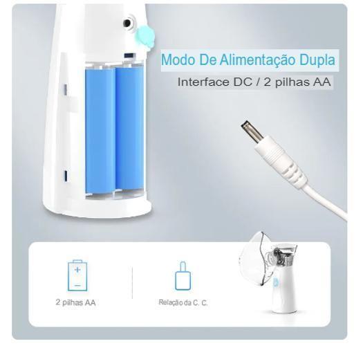 Imagem de Inalador Nebulizador Portátil Mini Recarregável Silencioso