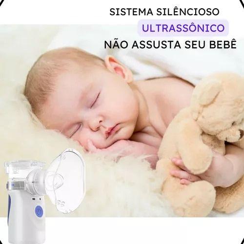 Imagem de Inalador Nebulizador Sem Fio Silencioso Ultrassônico para Família