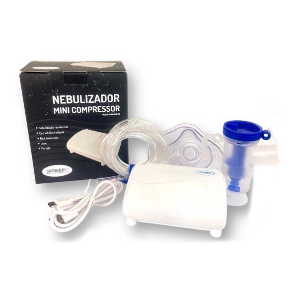 Imagem de Inalador Nebulizador Supermedy Bivolt Mod BC68006DC