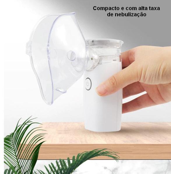 Imagem de Inalador Portátil Nebulizador Sem Fio De Rede Recarregável