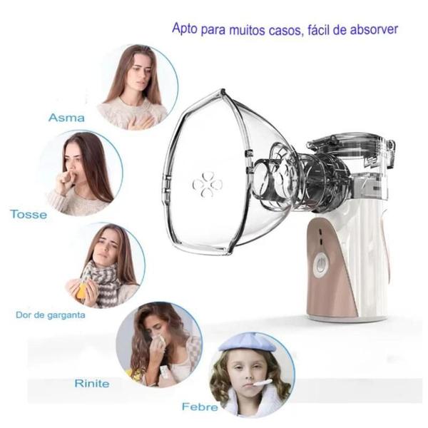 Imagem de Inalador Portátil Sem Fio Nebulizador Bivolt Nebulizador