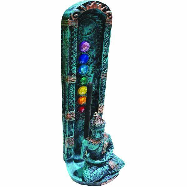 Incensário 7 Chakras Buda Pedras 13522 - Mana Om By Plat1 Imagem de Incensário 7 Chakras Buda Pedras 13522