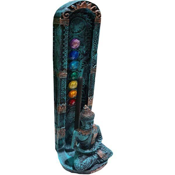Incensário 7 Chakras Buda Pedras 13522 - Mana Om By Plat1 Imagem de Incensário 7 Chakras Buda Pedras 13522
