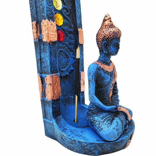 Incensário 7 Chakras Buda Pedras 13522 - Mana Om By Sss Imagem de Incensário 7 Chakras Buda Pedras 13522