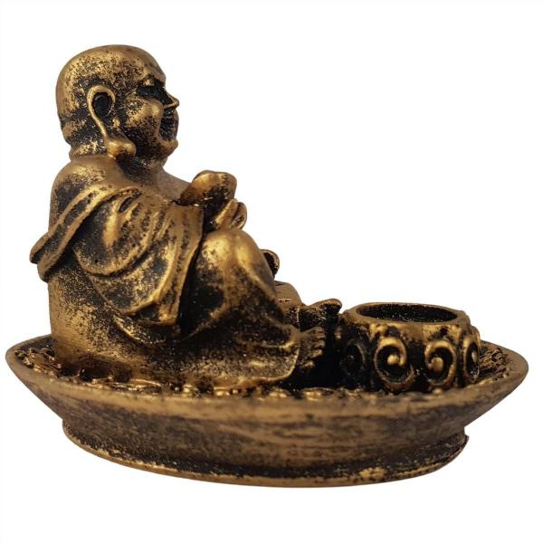 Incensário Buda Chinês Pratinho Para 3 Incensos 13099 - Mana Om Imagem de Incensário Buda Chinês Pratinho Para 3 Incensos 13099
