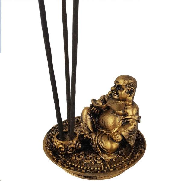 Incensário Buda Chinês Pratinho Para 3 Incensos 13099 - Mana Om Imagem de Incensário Buda Chinês Pratinho Para 3 Incensos 13099