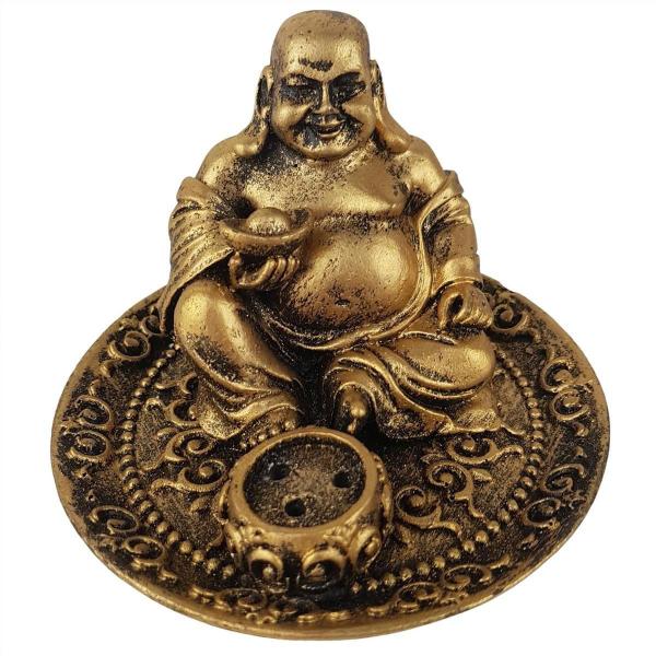 Incensário Buda Chinês Pratinho Para 3 Incensos 13099 - Mana Om Imagem de Incensário Buda Chinês Pratinho Para 3 Incensos 13099