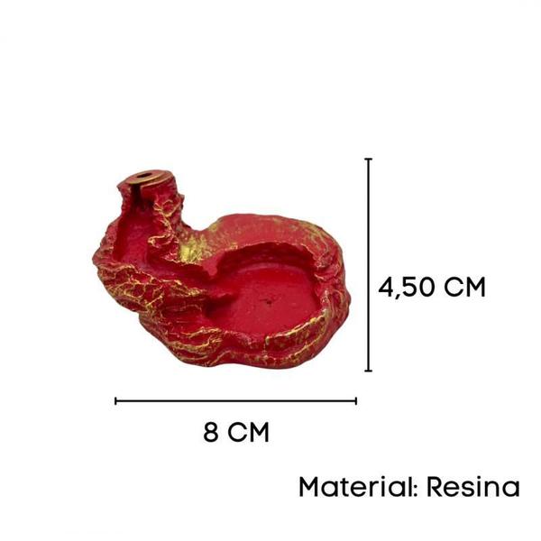 Imagem de Incensário Cascata Baixa 4,5 Cm Universal Em Resina