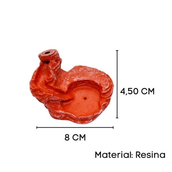 Imagem de Incensário Cascata Baixa 4,5 Cm Universal Em Resina