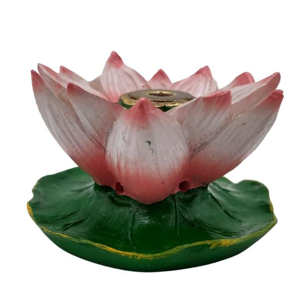 Imagem de Incensário Cascata Flor de Lotus - Rosa