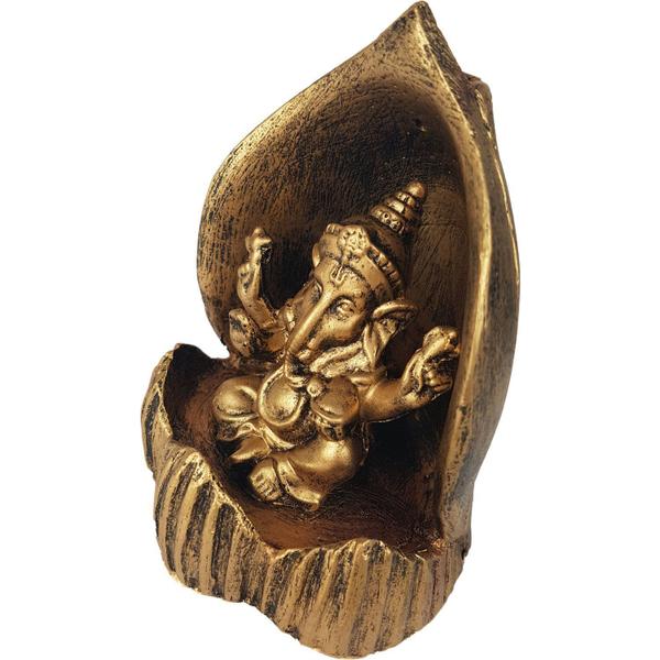 Imagem de Incensário Cascata Gruta Buda Hindu ou Ganesha Zen Para Incenso Cone Backflow