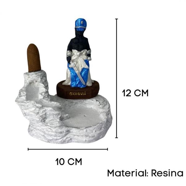 Imagem de Incensário Cascata Orixás em Resina 12 cm - Escolha a Cor