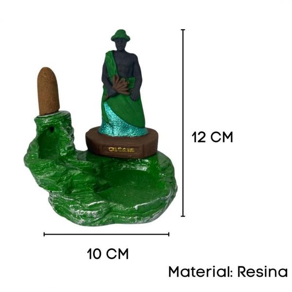 Imagem de Incensário Cascata Orixás Em Resina 12 Cm - Escolha A Cor