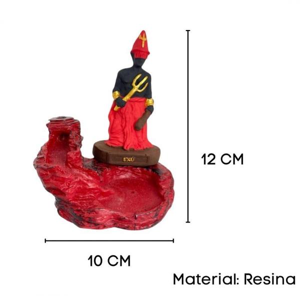 Imagem de Incensário Cascata Orixás Em Resina 12 Cm - Escolha A Cor