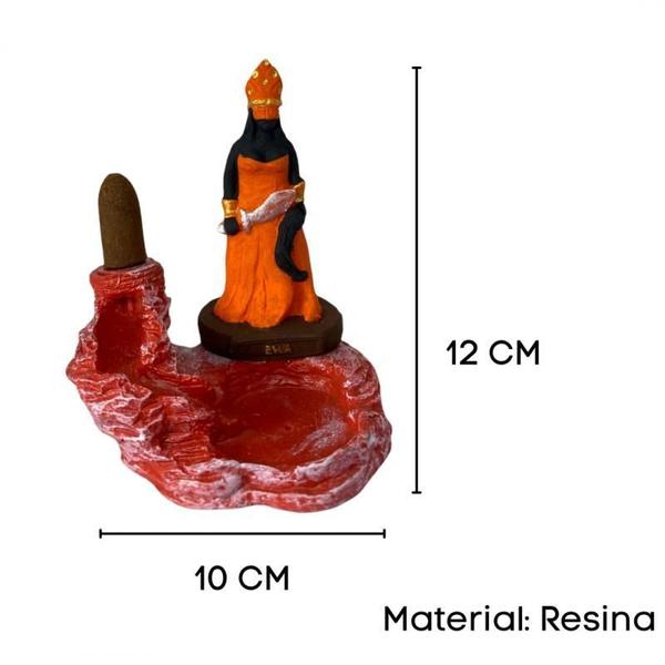 Imagem de Incensário Cascata Orixás Em Resina 12 Cm - Escolha A Cor