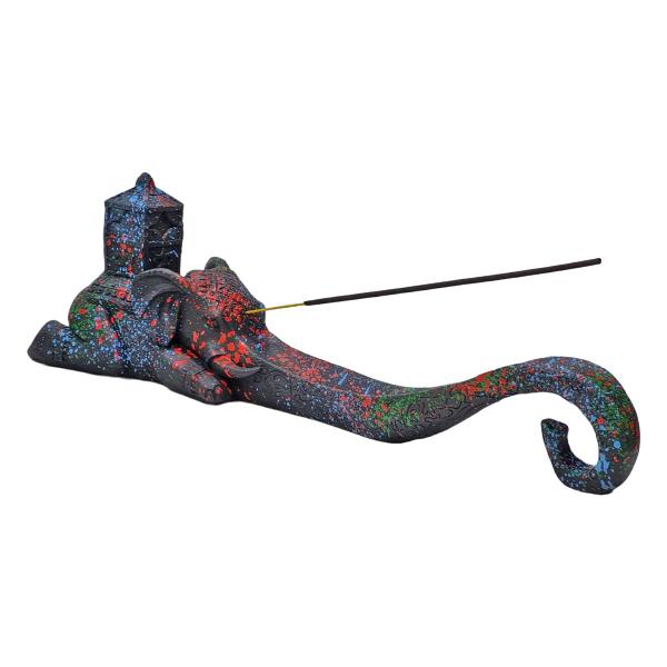 Incensário Elefante Indiano da Riqueza e Sorte + 7 Incensos - M3 Decoração Imagem de Incensário Elefante Indiano da Riqueza e Sorte + 7 Incensos