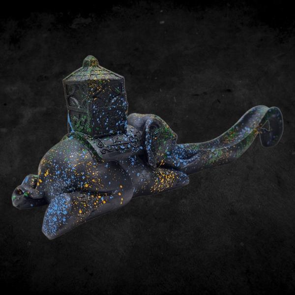 Incensário Elefante Indiano da Riqueza e Sorte + 7 Incensos - M3 Decoração Imagem de Incensário Elefante Indiano da Riqueza e Sorte + 7 Incensos