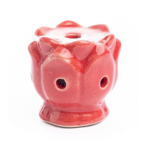 Imagem de Incensário Indiano Cascata de Porcelana Vermelho