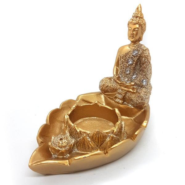 Imagem de Incensário Vareta Buda Brilhante Incenso Meditação 10cm