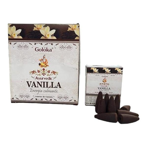 Imagem de Incenso Cascata Goloka Vanilla Baunilha 120 Unidades