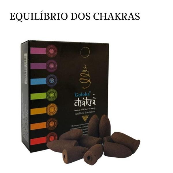 Incenso Cone Indiano Chakra Cascata 45 Gr Goloka Massala Imagem de Incenso Cone Indiano Chakra Cascata 45 Gr Goloka Massala