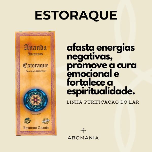 Imagem de  Incenso Estoraque Ananda Artesanal 100% Natural Aromaterapia - Purificação do Lar