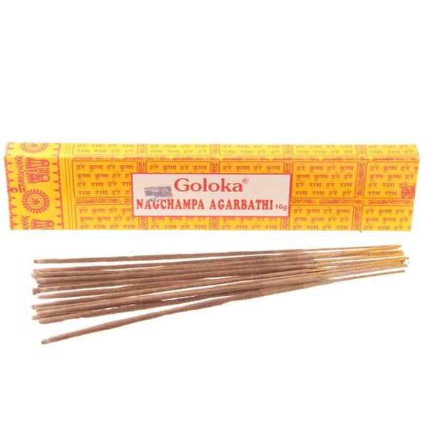 Imagem de Incenso Goloka Nag champa Agarbathi 16 gramas