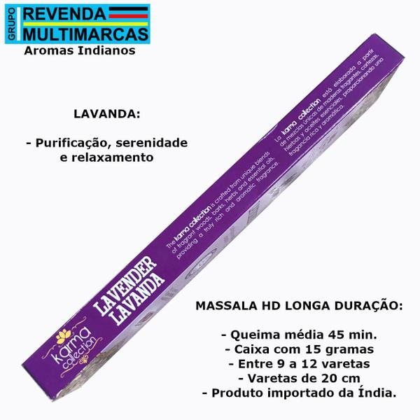 Incenso HD Massala Karma Collection Lavanda - Caixa 15Gr - Hari Darshan Imagem de Incenso HD Massala Karma Collection Lavanda - Caixa 15Gr