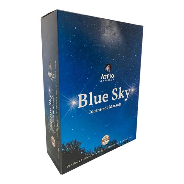 Imagem de Incenso Indiano Atria Blue Sky Massala 25 Cxs Com 8 Varetas