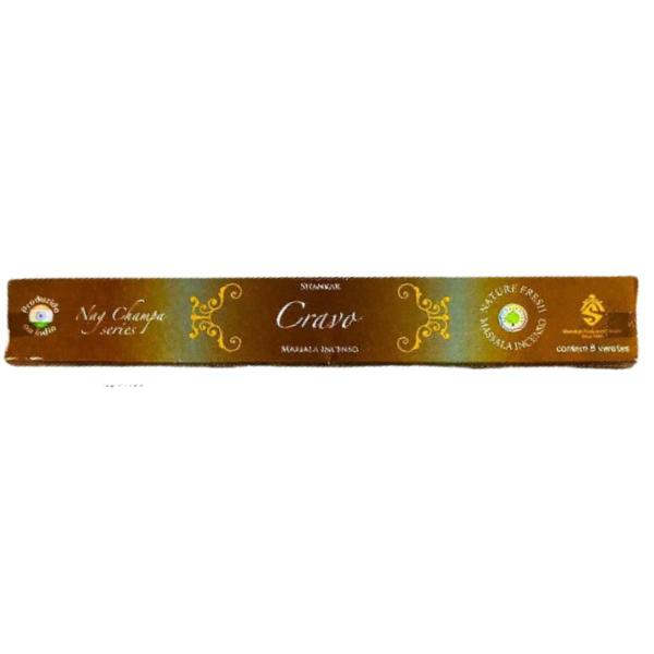 Incenso Indiano Shankar Series Nagchampa Massala 1 Caixa com 8 Varetas - BIEL COMERCIO DE ARTIGOS ESOTERICOS, BIJUTERIAS E ARTESANATO Imagem de Incenso Indiano Shankar Series Nagchampa Massala 1 Caixa com 8 Varetas