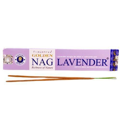 Imagem de Incenso Massala Golden Nag - Lavender 15Gr