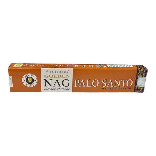 Imagem de Incenso Massala Golden Nag Vareta Goloka Palo Santo Cx c 12