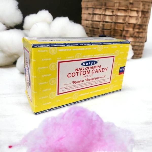 Imagem de Incenso Meditação Massala Cotton Candy Satya 12Cxs 12Var