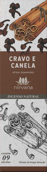 Imagem de Incenso Natural Cravo e Canela 100% Natural (9 Varetas) - Nirvana