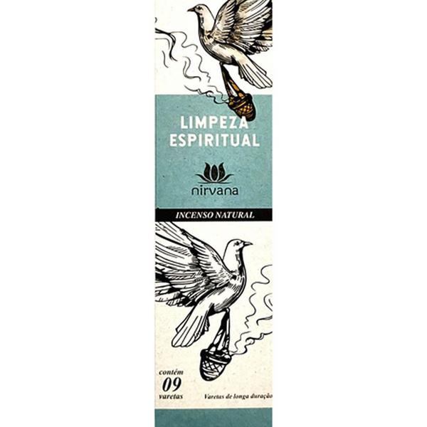Incenso natural nirvana com 9 varetas - limpeza espiritual - B.E Imagem de Incenso natural nirvana com 9 varetas - limpeza espiritual