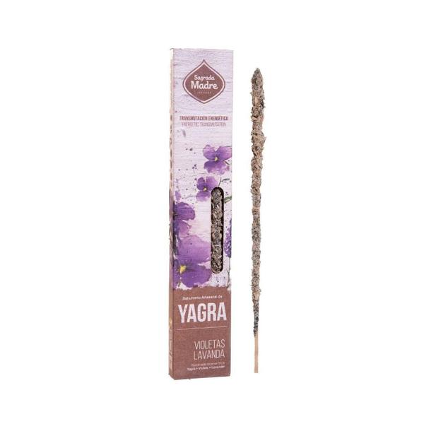 Imagem de Incenso Natural Yagra Violeta E Lavanda Sagrada Madre