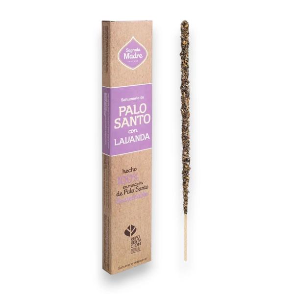 Imagem de Incenso Palo Santo com Lavanda Calmaria Sagrada Madre 23 cm