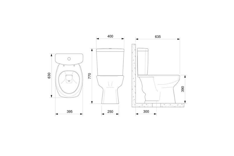 Imagem de Incepa Kit Vaso/cx Acopl/acessorios Thema Preto