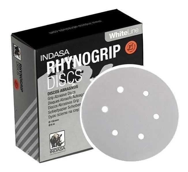 Imagem de Indasa disco lixa d150 6f rhynogrip white - p320