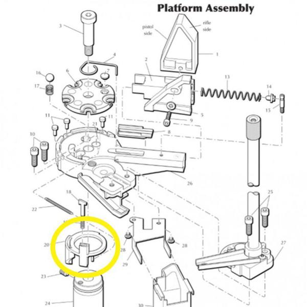 Imagem de Indexador Do Carrossel Para Dillon 650 Fabricado Em 3d