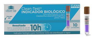 Imagem de Indicador Biologico Clean Test 10 horas cx c/ 10 unid