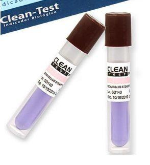 Imagem de Indicador Biologico CLEAN TEST 24 horas cx c/ 10 unid