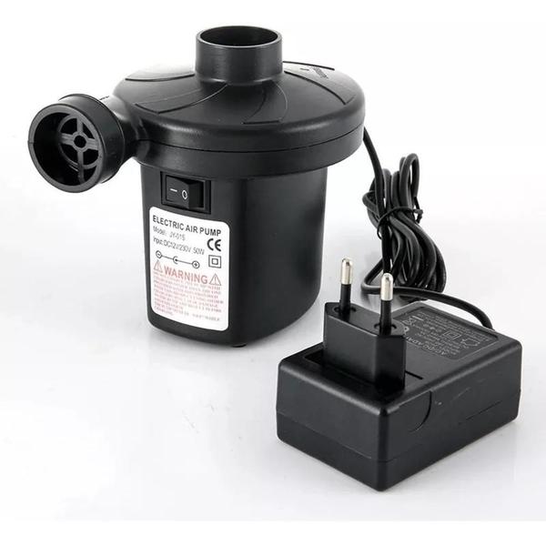 Inflador bomba ar compressor eletrico enche bexiga infla desinfla colchao bote inflaveis casa e carro trivolt - Yeet Imagem de Inflador bomba ar compressor eletrico enche bexiga infla desinfla colchao bote inflaveis casa e carro trivolt