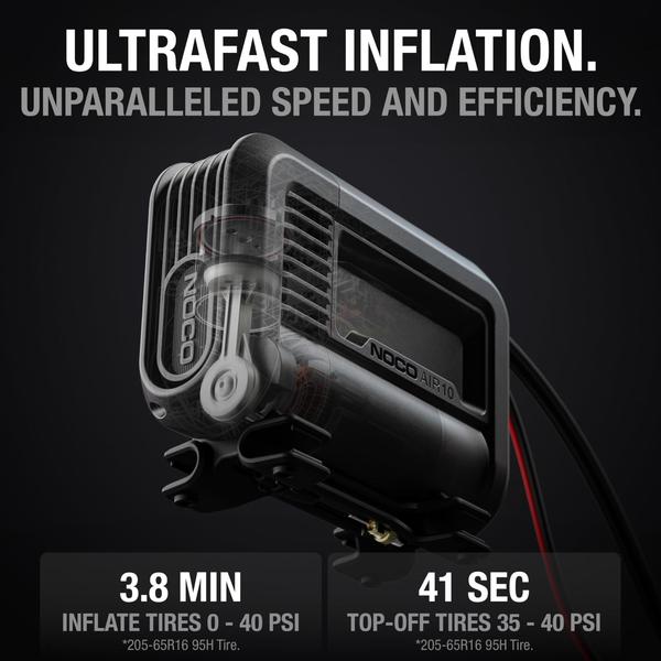 Imagem de Inflador de pneus NOCO AIR10 UltraFast 10A 12V 60 PSI