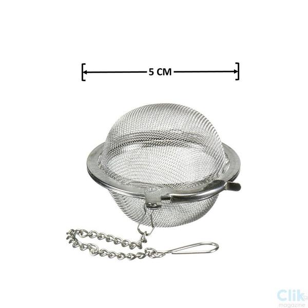 Infusor de Chá e Erva Peneira Difusor em Inox - Gomes store Imagem de Infusor de Chá e Erva Peneira Difusor em Inox